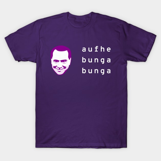Classic Bunga Logo (White Lettering) T-Shirt by Bungacast